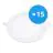 Lot 15x Bright Choice Downlight LED UltraSlim 24W 1950lm 110D - 840 Blanc Froid | 295mm - Diamètre 280mm